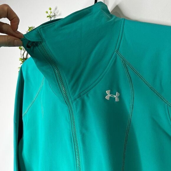 Under Armour Women's Long Sleeve Full Zip Pique Fabric Tracksuit Size XL - Picture 4 of 12